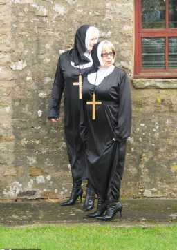 Naughty nun Speedy Bee and a Sister have a threesome with the Friar